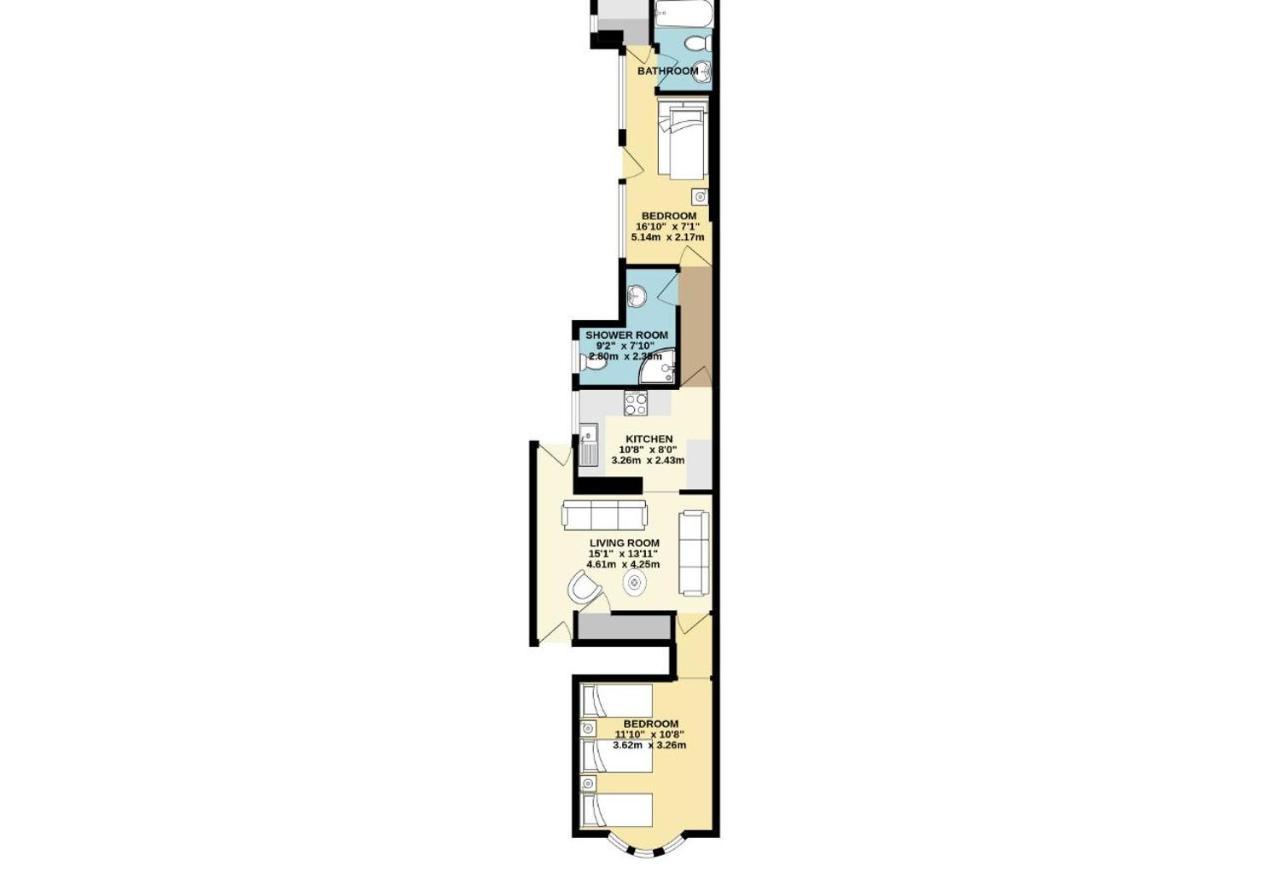 Apartament St Peters Pad By My Getaways Free Parking Okręg wyborczy Hove Zewnętrze zdjęcie
